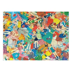 Puzzle 1000 pièces : Poupées en papier vintage - Galison