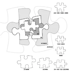 Puzzle 1500 pièces : Première nuit sur New Land - Castorland