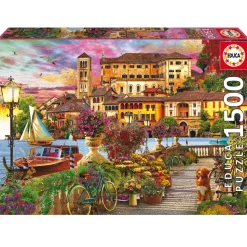 Puzzle 1500 pièces : Promenade Italienne - Educa