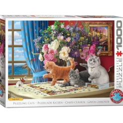 Puzzle 1000 pièces : Puzzling Cats par Image World - Eurographics