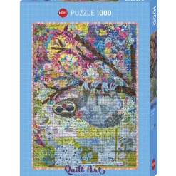 Puzzle 1000 pièces : Quilt Art Paresseux - Heye