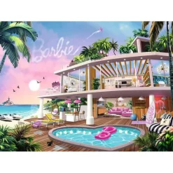Puzzle 1000 pièces : Rendez-vous à Malibu, Barbie - Ravensburger