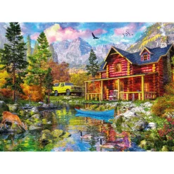 Puzzle 2000 pièces : Retraite en montagne - Ks Games