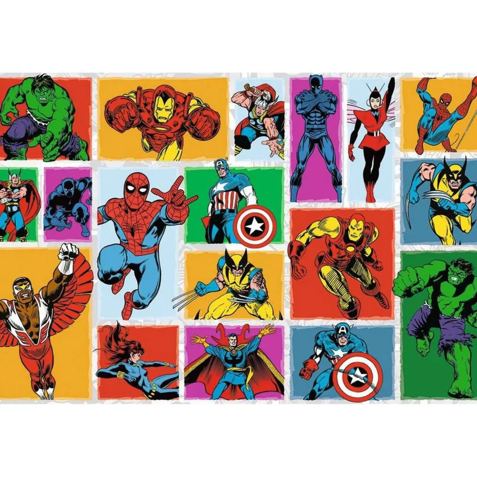 Puzzle 3000 pièces : Retro Marvel - Nathan