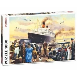 Puzzle 1000 pièces : RMS QUEEN MARY - Piatnik