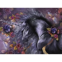 Puzzle 1000 pièces : Rose bleue - Schmidt