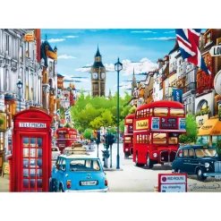 Puzzle 1000 pièces : Rue de Londres - Trefl