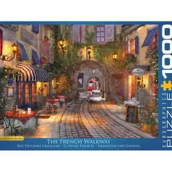 Puzzle 1000 pièces : Rue piétonne française - Eurographics
