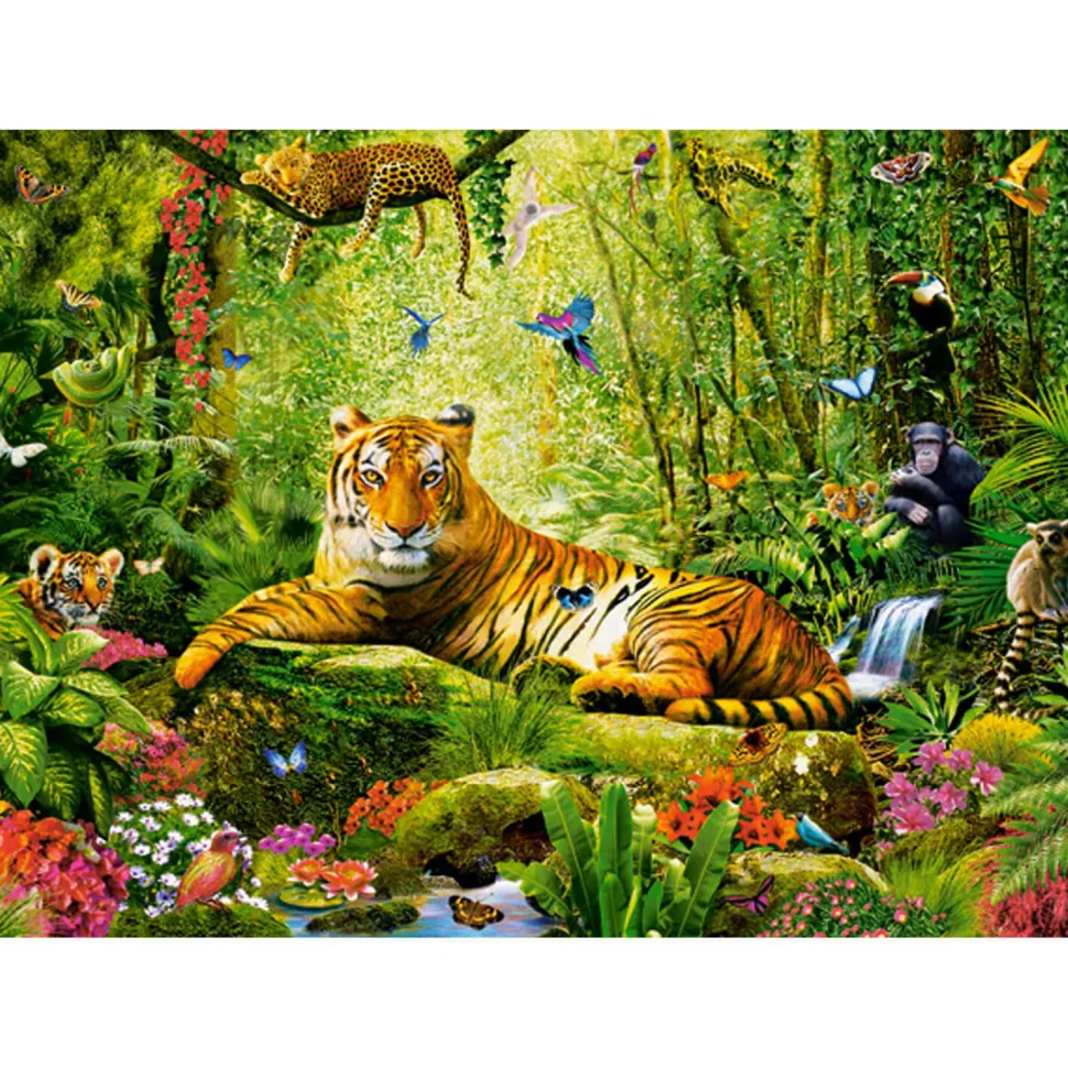 Puzzle 260 pièces : Sa Majesté le Tigre - Castorland