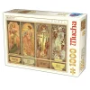 Puzzle 1000 pièces : Saisons, Alphonse Mucha - DToys