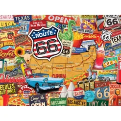 Puzzle 550 pièces : Salutations de - Route 66 - Master Pieces