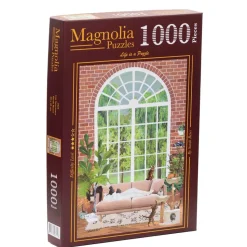 Puzzle 1000 pièces : Sanctuaire des chats - Sarah Reyes - Edition Spéciale - Magnolia