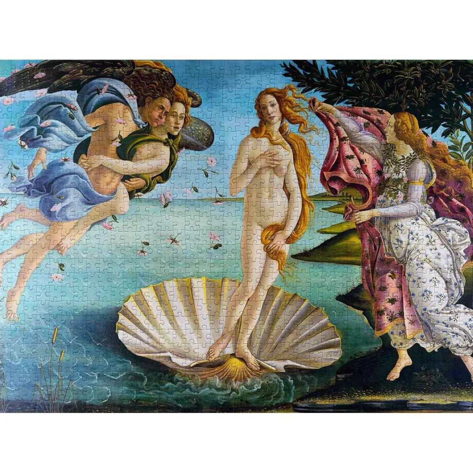 Puzzle 1000 Pièces : Sandro Botticelli - La Naissance de Vénus - EnjoyPuzzle