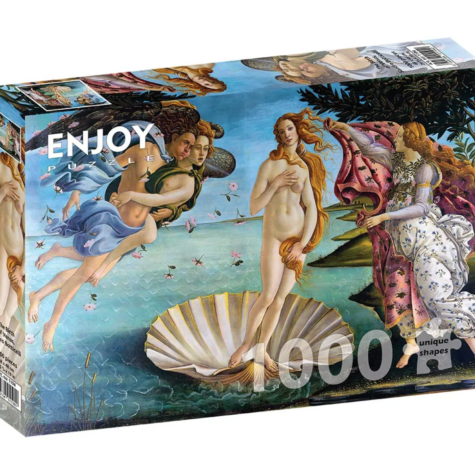 Puzzle 1000 Pièces : Sandro Botticelli - La Naissance de Vénus - EnjoyPuzzle
