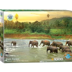 Puzzle 1000 pièces : Save the planet : Forêt tropicale - Eurographics