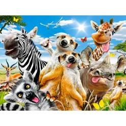 Puzzle 260 pièces : Selfie Africain - Castorland