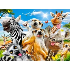 Puzzle 500 pièces : Selfie Africain - Castorland
