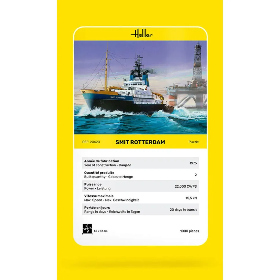 Puzzle 1000 pièces : Smit Rotterdam - Heller