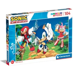 Puzzle 104 pièces : Sonic - Clementoni