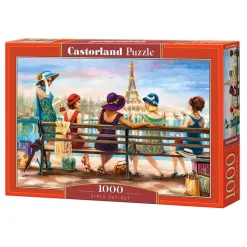 Puzzle 1000 pièces : Sortie entre filles - Castorland