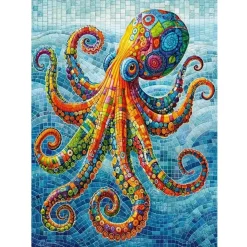 Puzzle 500 pièces : Splish Splash Pieuvre - CherryPazzi