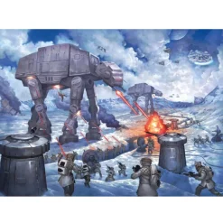 Puzzle 1000 pièces : Star Wars : Thomas Kinkade : La bataille de Hoth - Schmidt