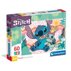 Puzzle 60 pièces : Stitch - Clementoni