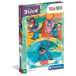 Puzzle 104 pièces : Stitch - Clementoni