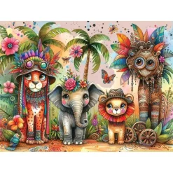 Puzzle 1000 pièces : STYLE TROPICAL - JaCaRou