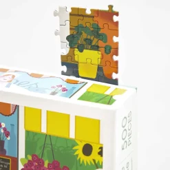 Puzzle 500 pièces : sur le marché - Janod