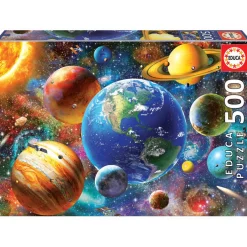 Puzzle 500 pièces : Système solaire - Educa