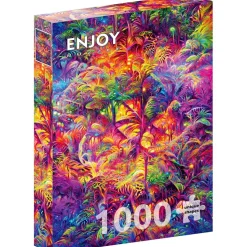 Puzzle 1000 Pièces : Tapisserie de la Jungle - EnjoyPuzzle