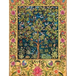Puzzle 1000 pièces : Tapisserie de l'arbre de vie, William Morris - Eurographics