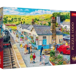 Puzzle 1000 pièces : Tea Time : La Station Village - Trefl
