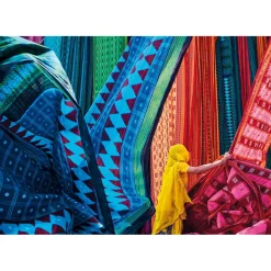 Puzzle 1500 pièces : Tissus flottants - Clementoni