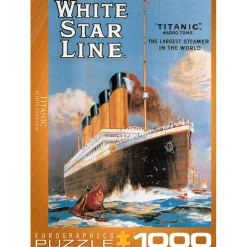 Puzzle 1000 pièces : Titanic, White Star Line - Eurographics