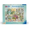 Puzzle 500 pièces : Tom Cat's House Plants - Ravensburger