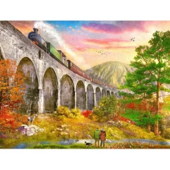 Puzzle 1000 pièces : Traversée du Viaduc de Glenfinnan - Gibsons