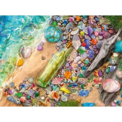 Puzzle 1000 pièces : Trouvailles marines étincelantes - Schmidt