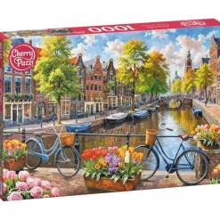 Puzzle 1000 pièces : Tulipes d'Amsterdam - CherryPazzi