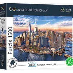 Puzzle 1500 pièces : Unlimited Fit Technology : Manhattan, New York, USA - Trefl Prime