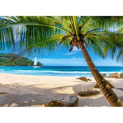 Puzzle 500 pièces : Vacances aux Seychelles - Castorland
