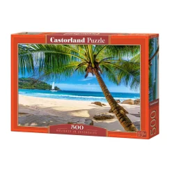 Puzzle 500 pièces : Vacances aux Seychelles - Castorland