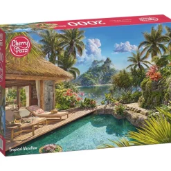 Puzzle 2000 pièces : Vacances tropicales - CherryPazzi