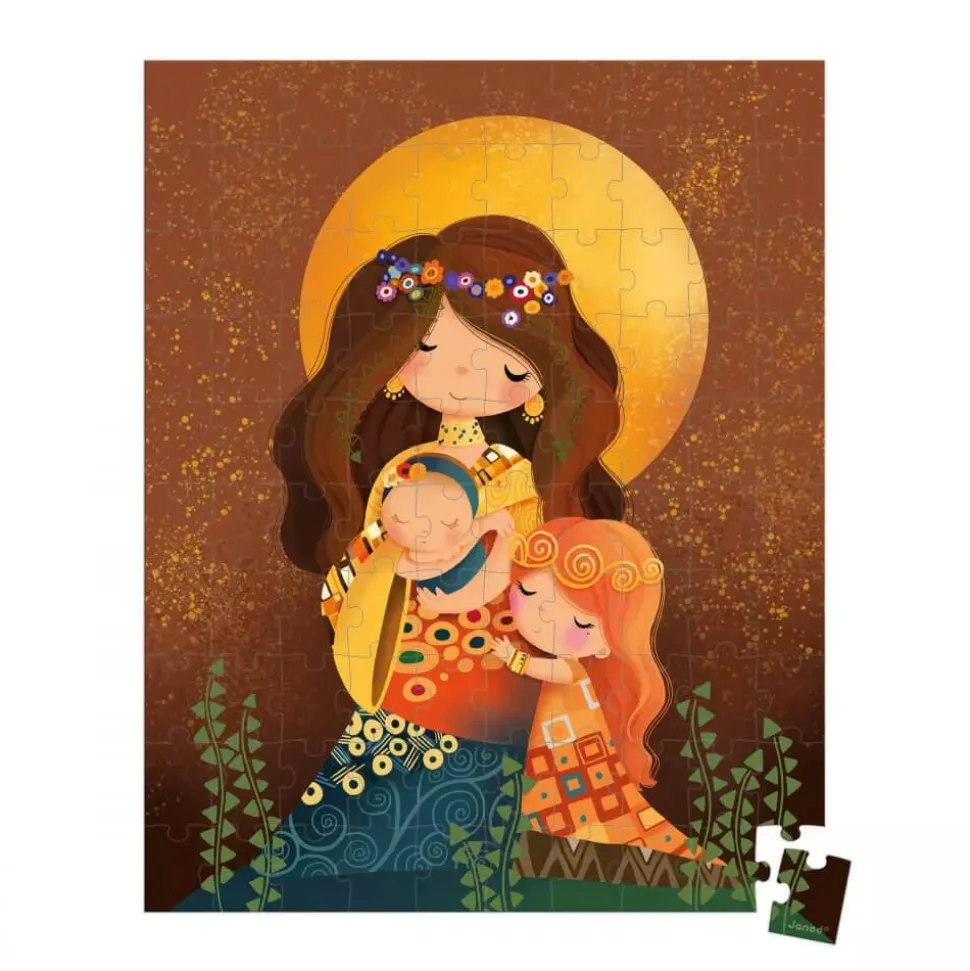 Puzzle 100 pièces : Valisette : Inspiré de Klimt - Janod