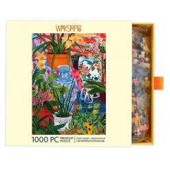 Puzzle 1000 pièces : Vases tropicaux - WerkShoppe
