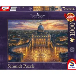 Puzzle 1000 pièces : Vatican, Thomas Kinkade - Schmidt
