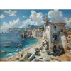 Puzzle 1000 pièces : Village en bord de mer - Anatolian