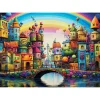 Puzzle 1000 pièces : Ville arc-en-ciel - Yazz puzzle