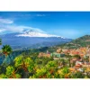 Puzzle 1000 pièces : Volcan Etna et Taormina, Sicile - EnjoyPuzzle
